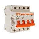 MeanWell MCB Interruttore Magnetotermico Automatico Curva C 4P 4M 10000A C16A AC 400V IP20 IEC60898-1 PB8H