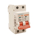 MCB Interruttore Magnetotermico Automatico Curva C 2P 2M 10000A C25A AC 400V IP20 PB8H