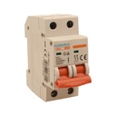 A2ZWORLD MCB Interruttore Magnetotermico Automatico Curva C 2P 2M 6000A  C25A AC 400V IP20 IEC60898-1 SB6L