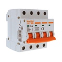 MeanWell MCB Interruttore Magnetotermico Automatico Curva C 4P 4M 6000A  C25A AC 400V IP20 IEC60898-1 SB6L