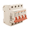 MCB Interruttore Magnetotermico Trifase 380V 32A Curva C 4P 4M 10000A C32A AC 400V IP20 PB8H