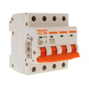MeanWell MCB Interruttore Magnetotermico Automatico Curva C 4P 4M 10000A C32A AC 400V IP20 IEC60898-1 PB8H
