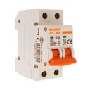 MeanWell MCB Interruttore Magnetotermico Automatico Curva C 2P 2M 6000A C32A AC 400V IP20 IEC60898-1 SB6L