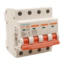 MCB Interruttore Magnetotermico Trifase 380V 40A Curva C 4P 4M 10000A C40A AC 400V IP20 PB8H