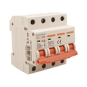 MCB Interruttore Magnetotermico Trifase 380V 40A Curva C 4P 4M 6000A C40A AC 400V IP20 SB6L