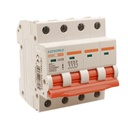 MCB Interruttore Magnetotermico Trifase 380V 50A Curva C 4P 4M 10000A C50A AC 400V IP20 PB8H