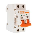 MeanWell MCB Interruttore Magnetotermico Automatico Curva C 2P 2M 6000A C63A AC 400V IP20 IEC60898-1 SB6L
