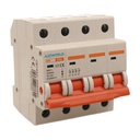 Interruttore Sezionatore Modulare 4P 4M 63A AC 400V IP20 IEC60947-3 DH