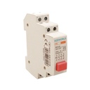 Pulsante Modulare Con Spia Luce Led Rosso 1M 3NO+1NC 6A AC 230V IP20 IEC60947-5-1 PB