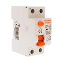 MeanWell RCCB Interruttore Differenziale Puro Tipo AC 1P+N 2M 6000A 30mA 40A AC 230V IP20 IEC61008-1 PR8NM