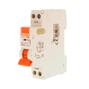 RCBO Interruttore Magnetotermico Differenziale Tipo AC Curva C 1P+N 1M 6000A 30mA C10A AC 230V IP20 IEC61009-1