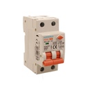 A2ZWORLD RCBO Doppia Leva, Interruttore Magnetotermico Differenziale Tipo AC Curva C 1P+N 2M 6000A 30mA C32A AC 230V IP20 IEC61009-1 PL8HM