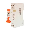A2ZWORLD RCBO Interruttore Magnetotermico Differenziale Tipo A Curva C 1P+N 1M 6000A 30mA C6A AC 230V IP20 IEC61009-1 PL8HT GB57306
