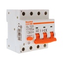 MeanWell RCBO Interruttore Magnetotermico Differenziale Tipo AC Curva C 3P+N 4M 6000A 30mA C16A AC 400V IP20 IEC61009-1 PL8M4