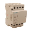 Teleruttore Contattore Modulare AC 4P 3M 63A Bobina AC 230V IP20 HC-463