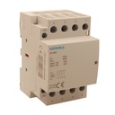 Teleruttore Contattore Modulare AC 4P 3M 4NO 63A AC 400V IP20 IEC61095 / IEC60947-4-1 HC-463 