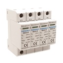SPD Scaricatore Di Sovratensione Modulare, Tipo 2 T2 3P+N 4M 20kA-40kA AC 275V IP20 IEC61643-11 N8UE2