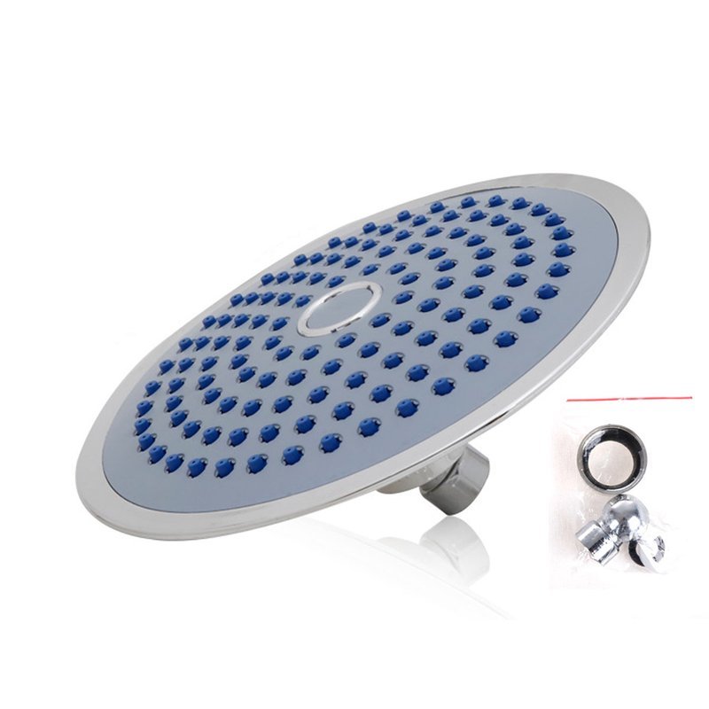 Soffione doccia a pioggia rotondo, 190 mm, alta pressione, attacco universale