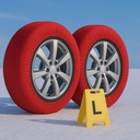 Calze Da Neve per Auto Omologate EN 16662-1 2020 Misura L