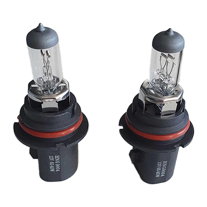 2 PZ Lampada Alogena Auto, Lampadina HB1 9004 12V 65/45W P29t Trasparente Marca CARALL