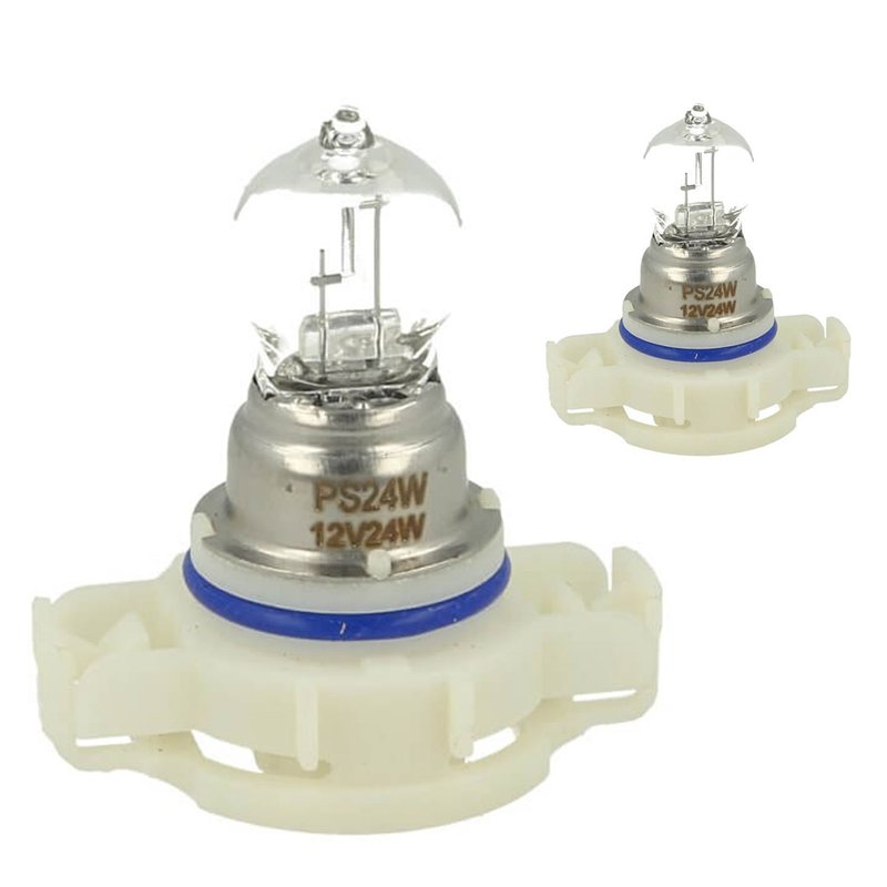 Coppia lampade alogene PS24W FF 12V 24W PG20-3 clear compatibili Philips 12086FF