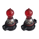 2 PZ Lampada Alogena, Lampadina PSR19W 12V 19W PG20-5 Rosso Marca CARALL