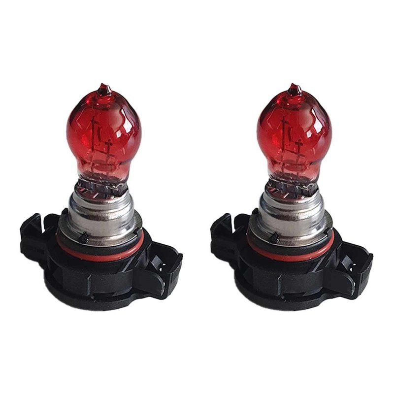 Coppia lampade alogene PSR24W 12V 24W PG20-6 rosse per fanali posteriori auto