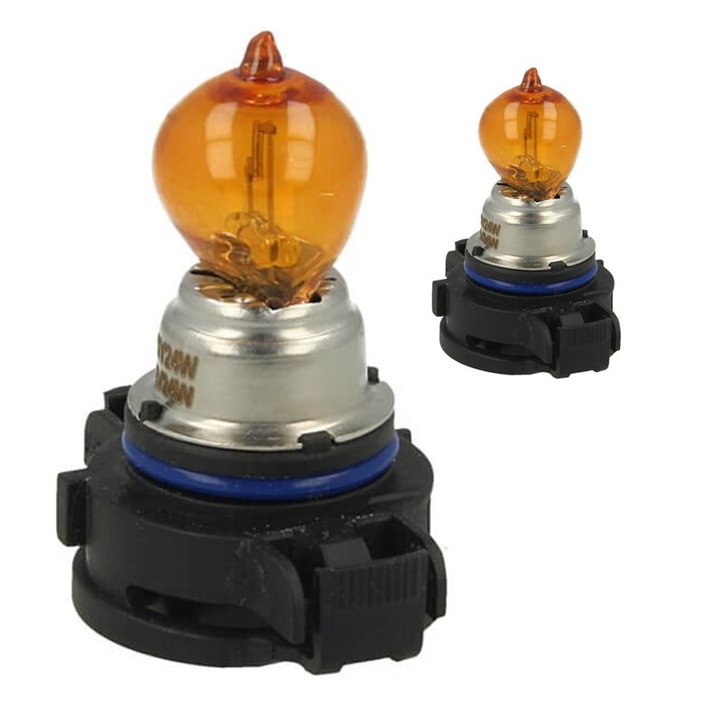 [LA1326D] 2 PZ Lampada Alogena PSY24W 12V 24W PG20-4 Amber Per Frecce Compatibile Philips