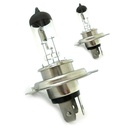 Blister 2 lampade alogene H4 12V 60/55W P43T per fari anteriori auto e moto