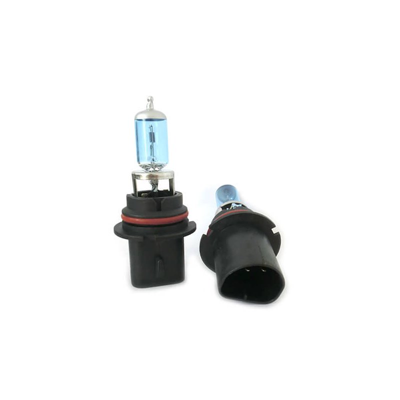 Coppia 2 Lampade 9004 HB1 12V 60W/45W P29t Con Effetto XENON Bianco