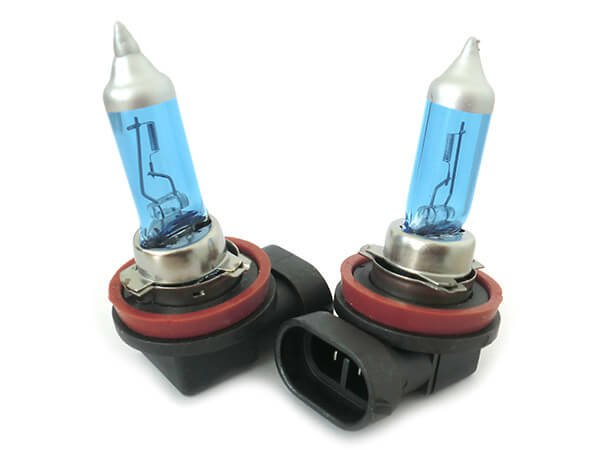 Coppia lampade alogene H11 12V 55W PGJ19-2 effetto Xenon per fendinebbia e anabbaglianti