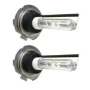 Coppia lampade HID Xenon H7 35W 6000K con attacco in ferro per fari auto