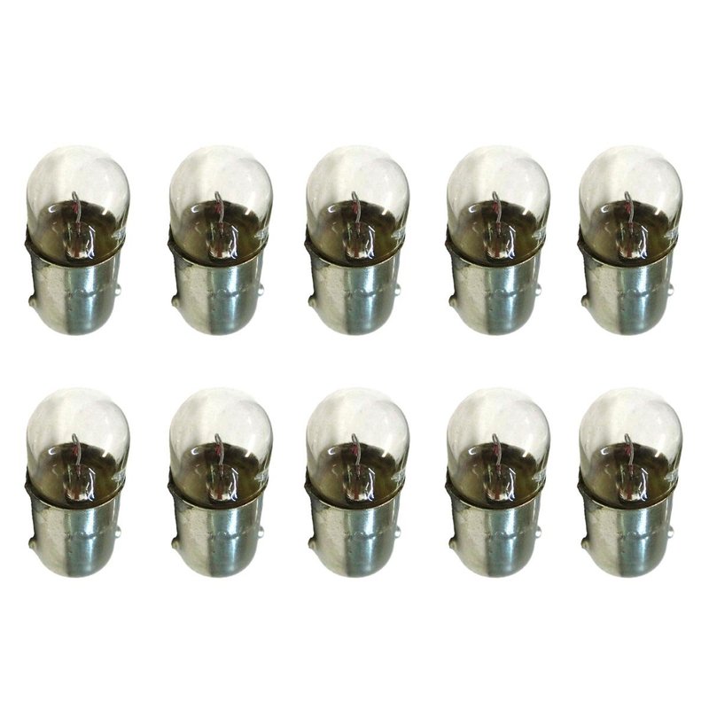 Set 10 lampade alogene T2W BA9S 12V 2W per cruscotto e strumentazione auto
