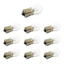 Set 10 lampade alogene P21W S25 24V 21W BA15S, stop e frecce camion