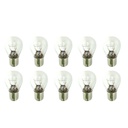 10 Lampade Alogene S25 P21/5W 12V BAY15D Doppio Filamento Stop Posizione Auto