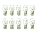 Set 10 lampade alogene T20 W21W 12V 21W per luci freno, posizione e frecce auto