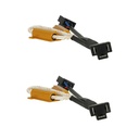 Filtro portalampada LED H4 Canbus 50W 5 Ohm, anti sfarfallio no errore, set 2 pezzi