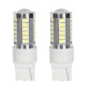 2 Pezzi Lampade LED T20 7440 W21W 33 SMD 5730 12V 24V 280lm 3W Bianco Freddo Auto Camion 61mm