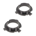 2 Pezzi Portalampada Full LED H7 Foro 23mm