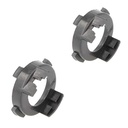 2 Pezzi Portalampada Full LED H7 Foro 22mm