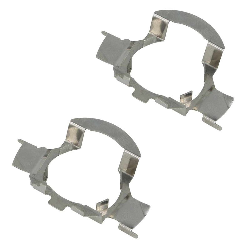 2 Pezzi Portalampada Kit Full LED H7 Universale