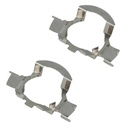 2 Pezzi Portalampada Kit Full LED H7 Universale