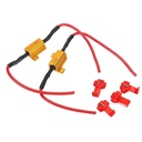 Coppia resistenze Canbus LED 10W 15Ω per T10 T11 W5W C5W C10W luci posizione targa