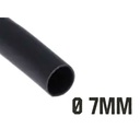 1 Metro Tubo Guaina Termorestringente Diametro 7mm Colore Nero