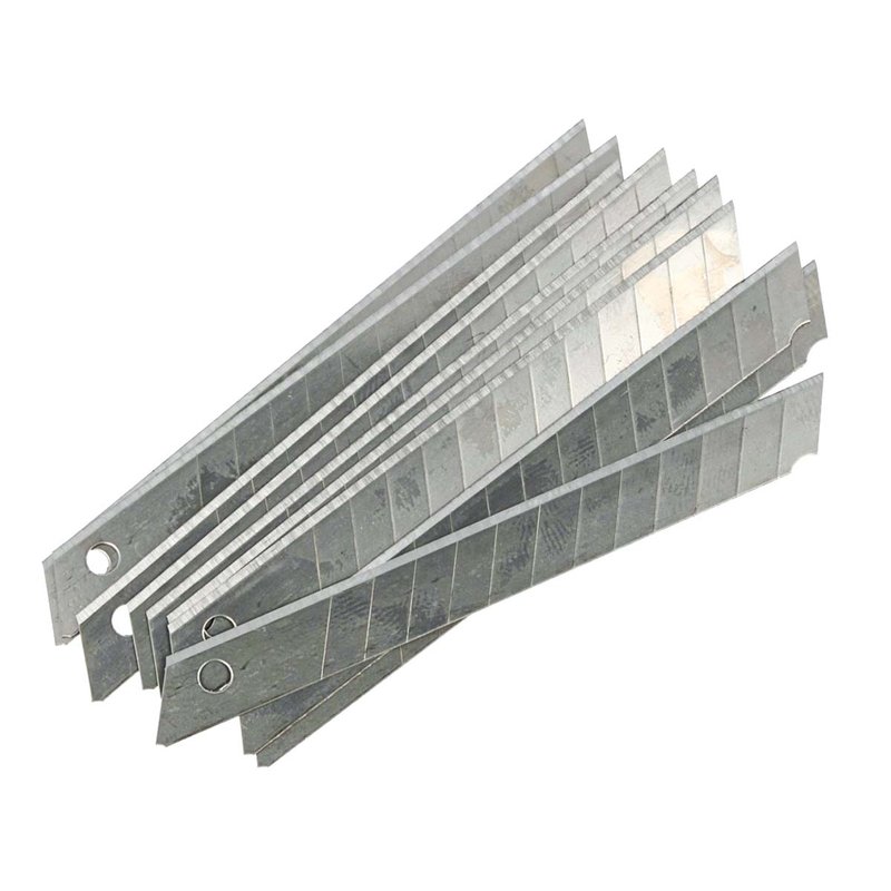 10 Pezzi Lame Di Ricambio 9mm Per Taglierino Universale