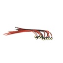 10 Pezzi Micro Mini Lampada Led Con Filo 24V Smd 3528 Colore Rosso Luci Spia Per Allestimento Camion Barca