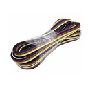 10 Metri Cavo Elettrico Piattina Esa Polare 6X0,25 mmq Per Striscia Led RGBWW RGB+CCT