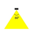 2 Kit Faro Led Lineare Da Binario Trifase 1,5M 50W Neutro 4000K Angolo 60 Gradi Colore Bianco Con Interruttore DIP