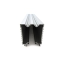 2 Metri Barra Staffa per Fissaggio Muro e Alimentatore LED per Profilo Alluminio BA2001