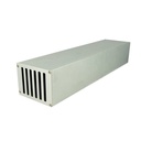 2 Metri Profilo Alluminio per Contenitore Alimentatori LED da Soffitto e Parete